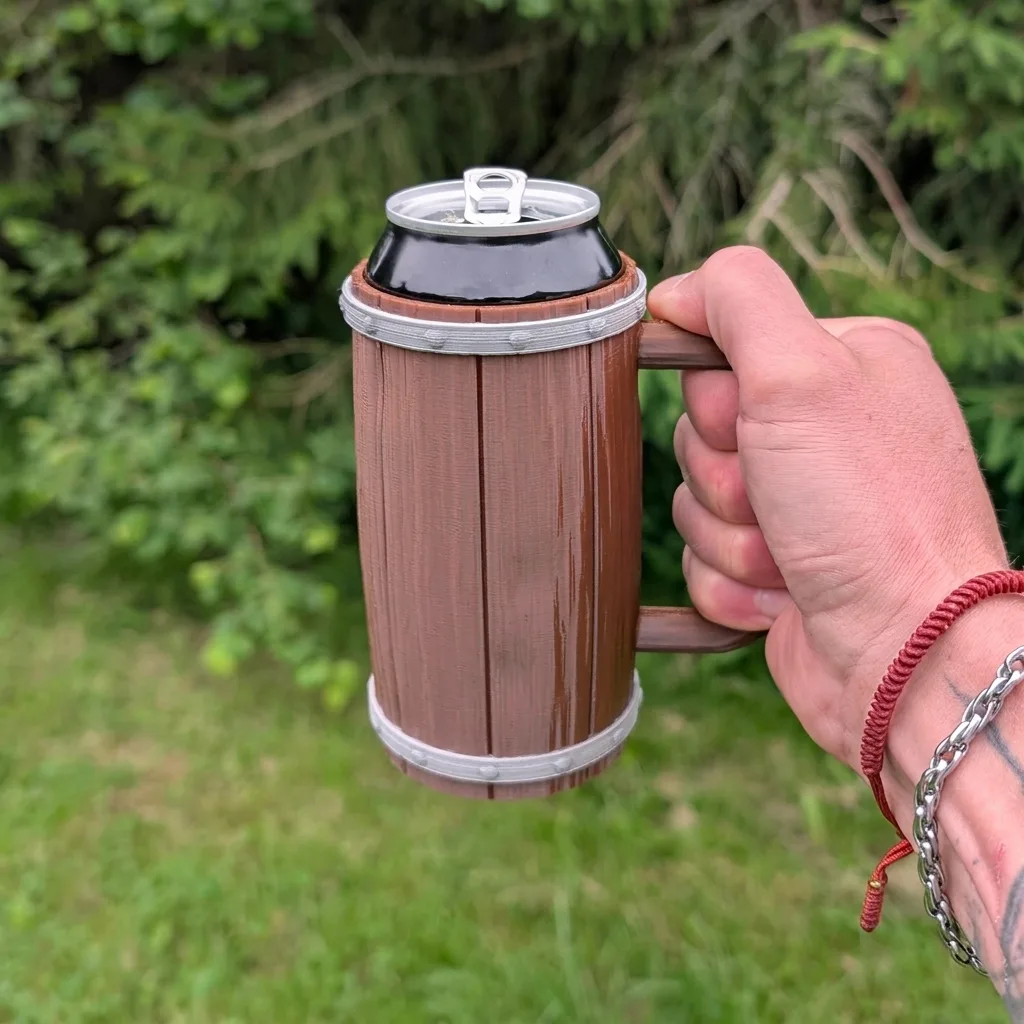 Barrel Mug for Can