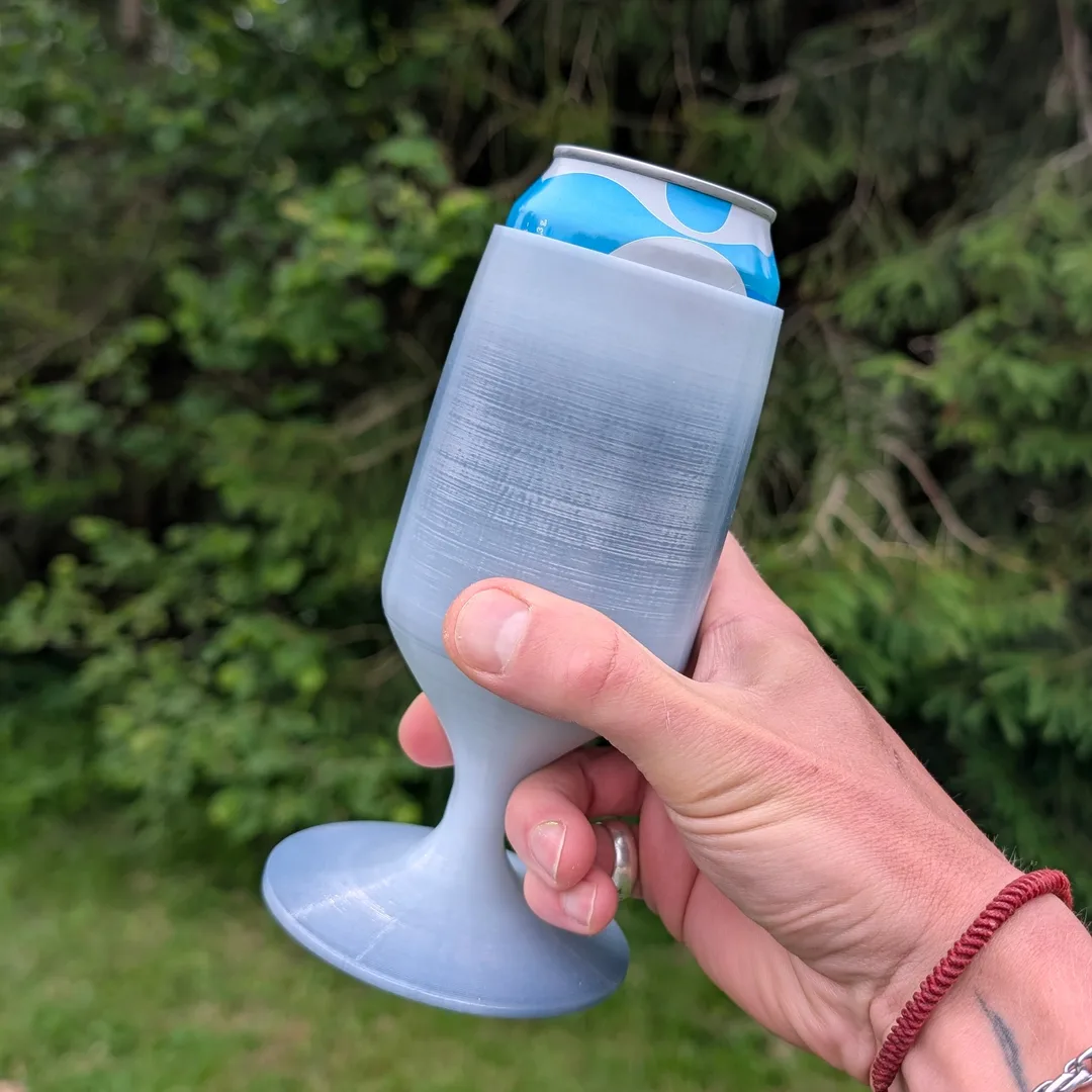 Wine Glass Can Holder